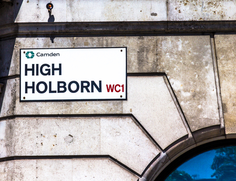 High Holborn Sign