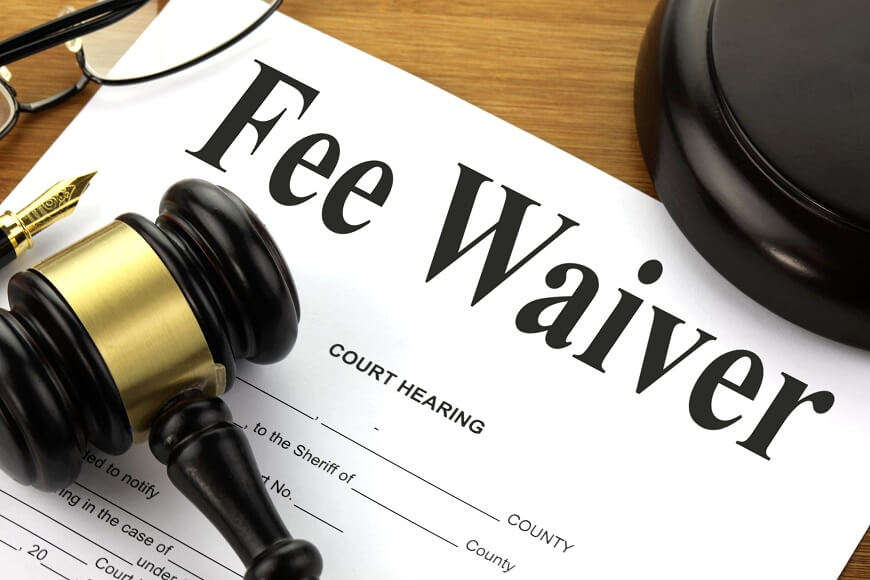 fee waiver application home office